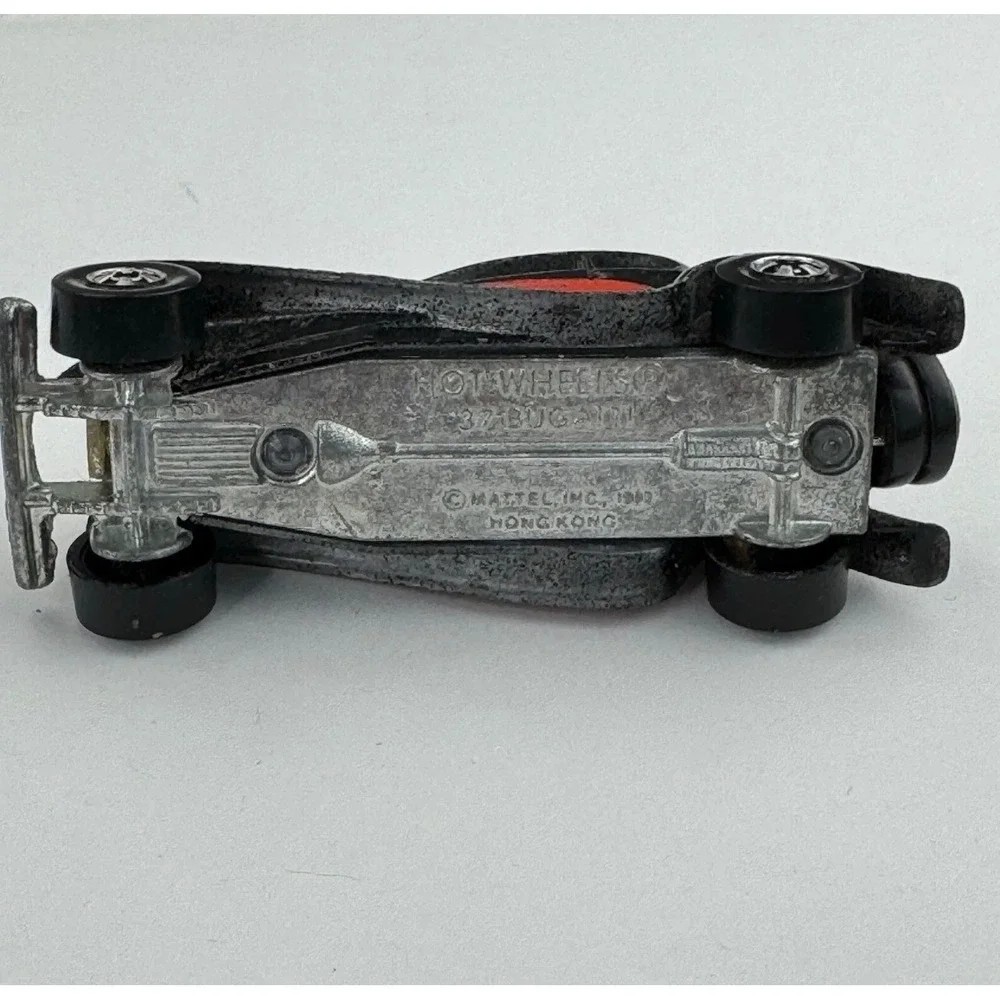 Hot Wheels 1980 81 37 Bugatti‎ Black Red Vintage Diecast Car Hong Kong BW Wheels